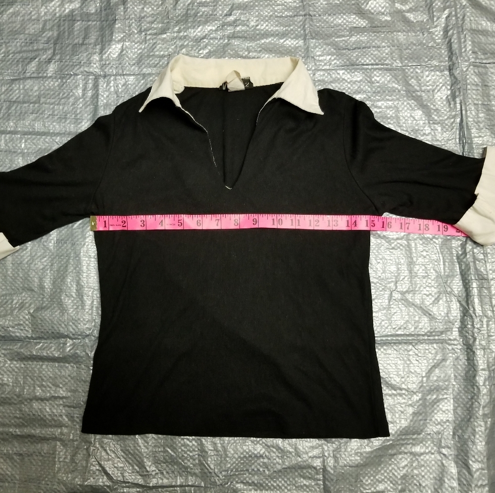 👙M Basics vintage Y2K collared top - Picture 4 of 5